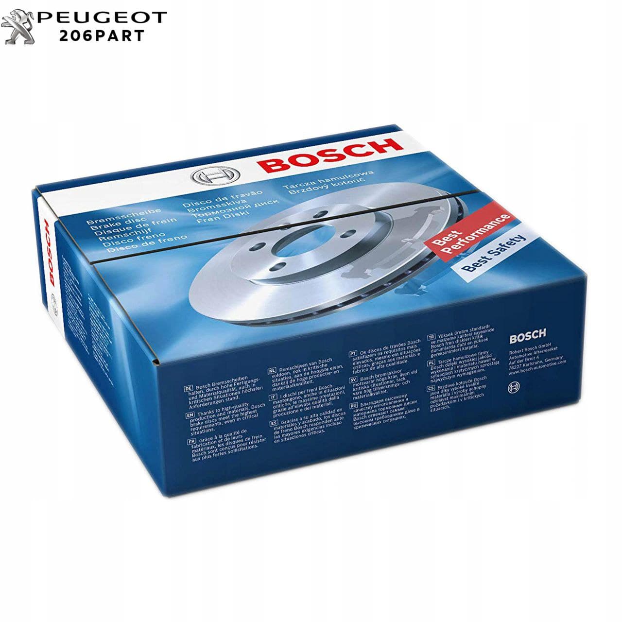 دیسک چرخ های جلو پژو 2008 / BOSCH آلمان