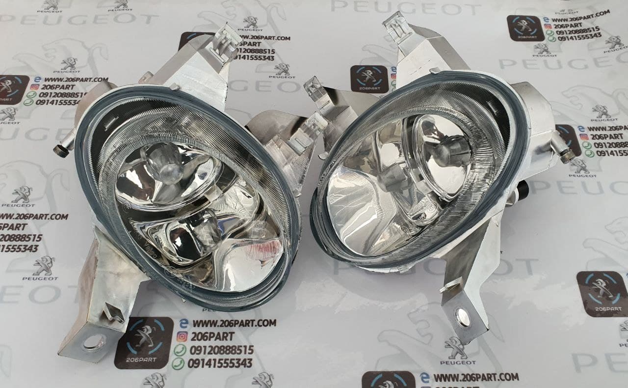 چراغ مه شکن 206 سپر RC چپ و راست/ اورجینال Valeo بلژیک
