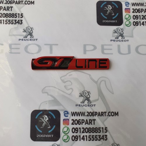 آرم GT LINE / مشکی قرمز