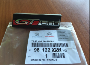 آرم GT LINE مخصوص توری خطی پژو 206 , 207 / اورجینال , پژو